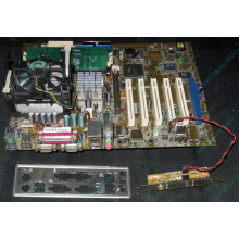 Материнская плата Asus P4PE (FireWire) с процессором Intel Pentium-4 2.4GHz s.478 и памятью 768Mb DDR1 Б/У (Томск)