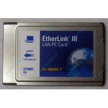 Сетевая карта 3COM Etherlink III 3C589D-TP (PCMCIA) без LAN кабеля (без хвоста) - Томск